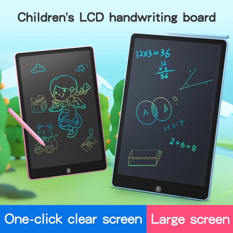 Imagem -04 - Ambiental Educacional Lcd Escrita Tablet Tela Grande Colorida Luz Prancheta 16 Super Grande