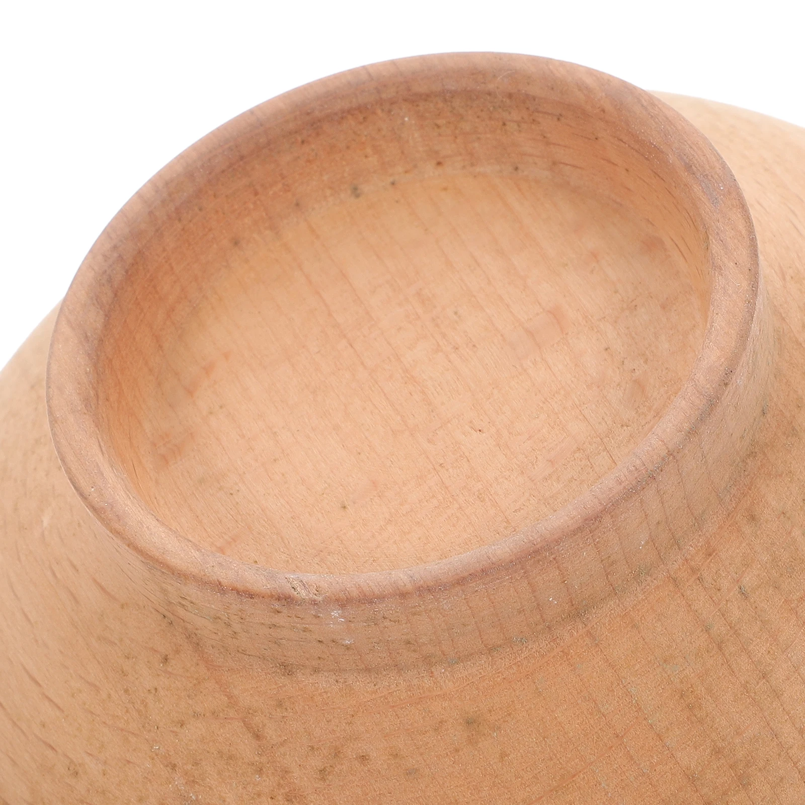 

Bamboo Soup Wooden Noodle Bowl Home Food Container Wood Rice Bowl Flat Bottom Design Easy Cleaning For Home Use