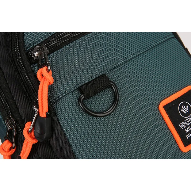 Herren Freizeit Outdoor Wandern Fahrrad Schultertasche Wasserdichte Sport Umhängetasche Reise Rucksack Herren Brusttasche Schultertasche – Detail 3