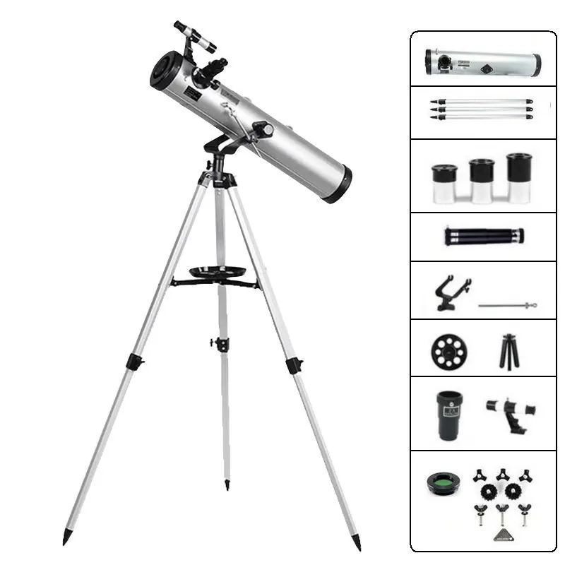 

F70076 350 Times Large Aperture Telescope Astronomic Professional Zooming Monocular Reflective Telescope For Space Observation