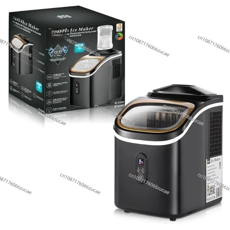 European Cross-border Small Ice Machine Household Visual Mini Ice Machine Automatic Bullet Ice Machine