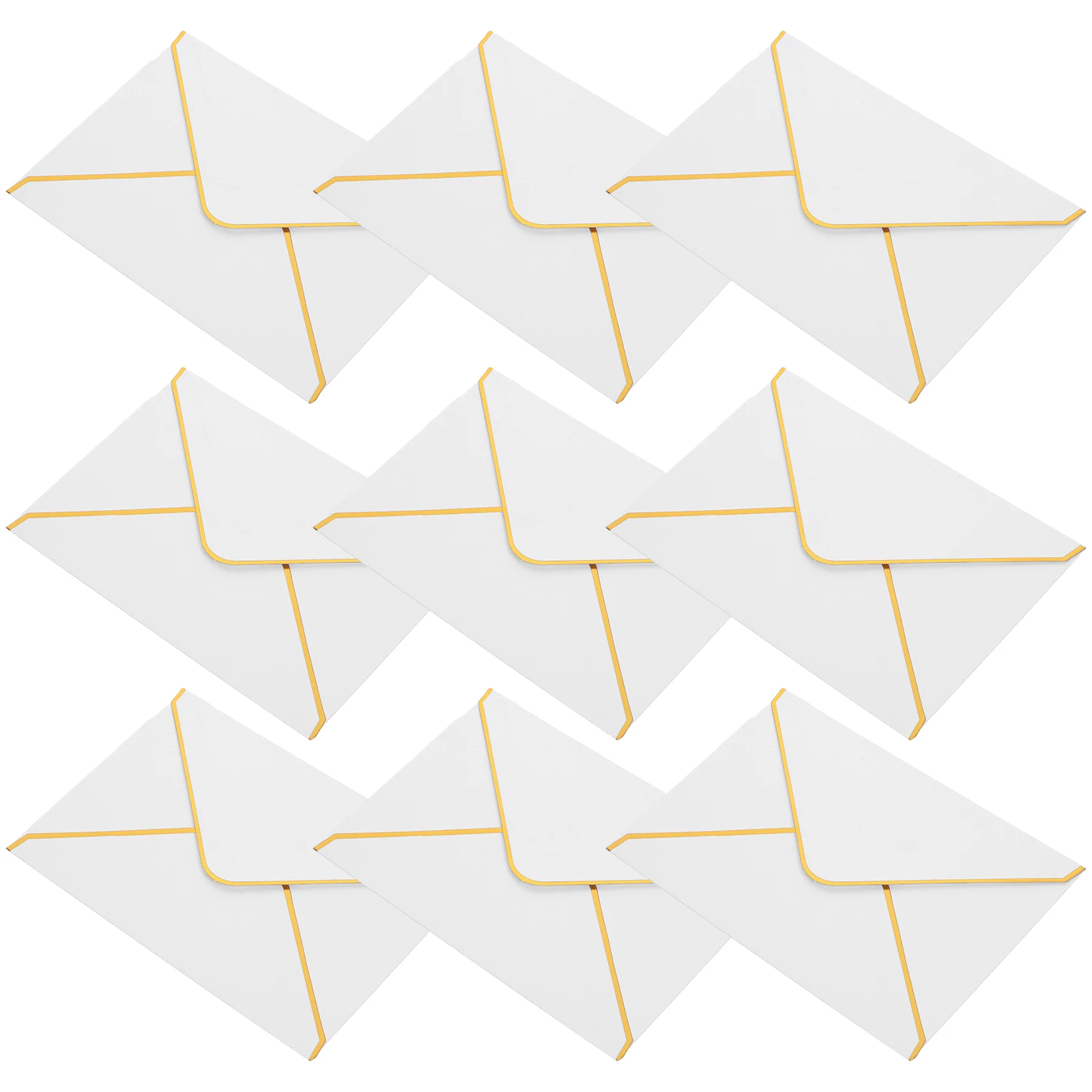 

50pcs Edge Envelopes Blank Decorative Party Supply Paper Wedding Invitations Elegant Card Envelopes Party Supply