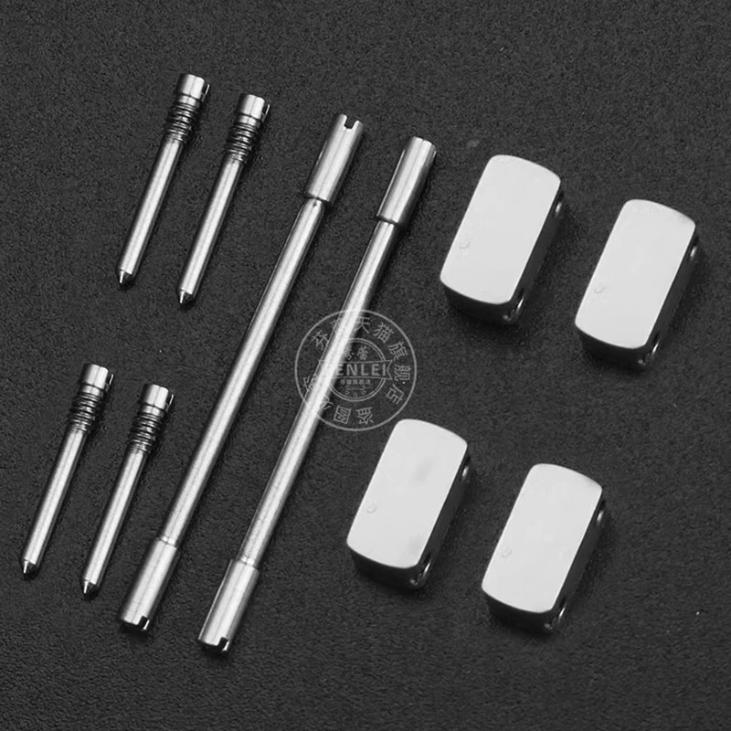 4 مسامير 2 وصلات مجموعة معدنية لأوديمارس وبيجيه AP رويال أوك بار 15710 26470 15400 15500 AP حزام نهاية الصلب 3.5 مللي متر 4.5 مللي متر