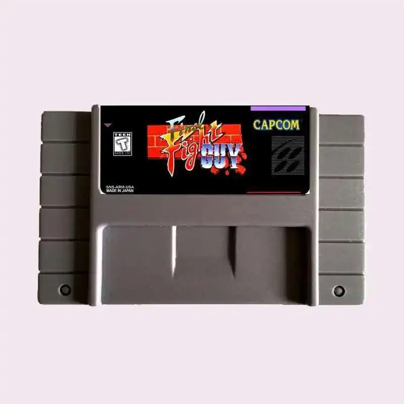 High Quality 16 Bit Final Fight Guy NTSC Big Gray Game Card For USA Version Game Player