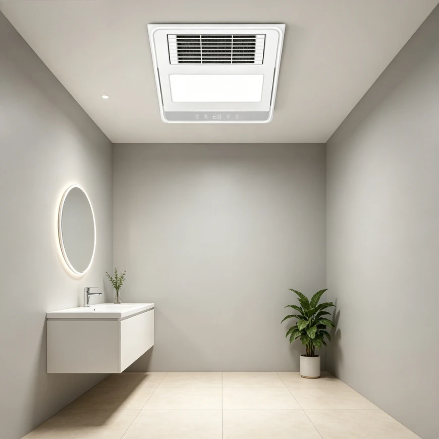 220V Rongshida Yuba lamp bathroom heating integrated ceiling  wind heating Yuba exhaust fan lighting integrated