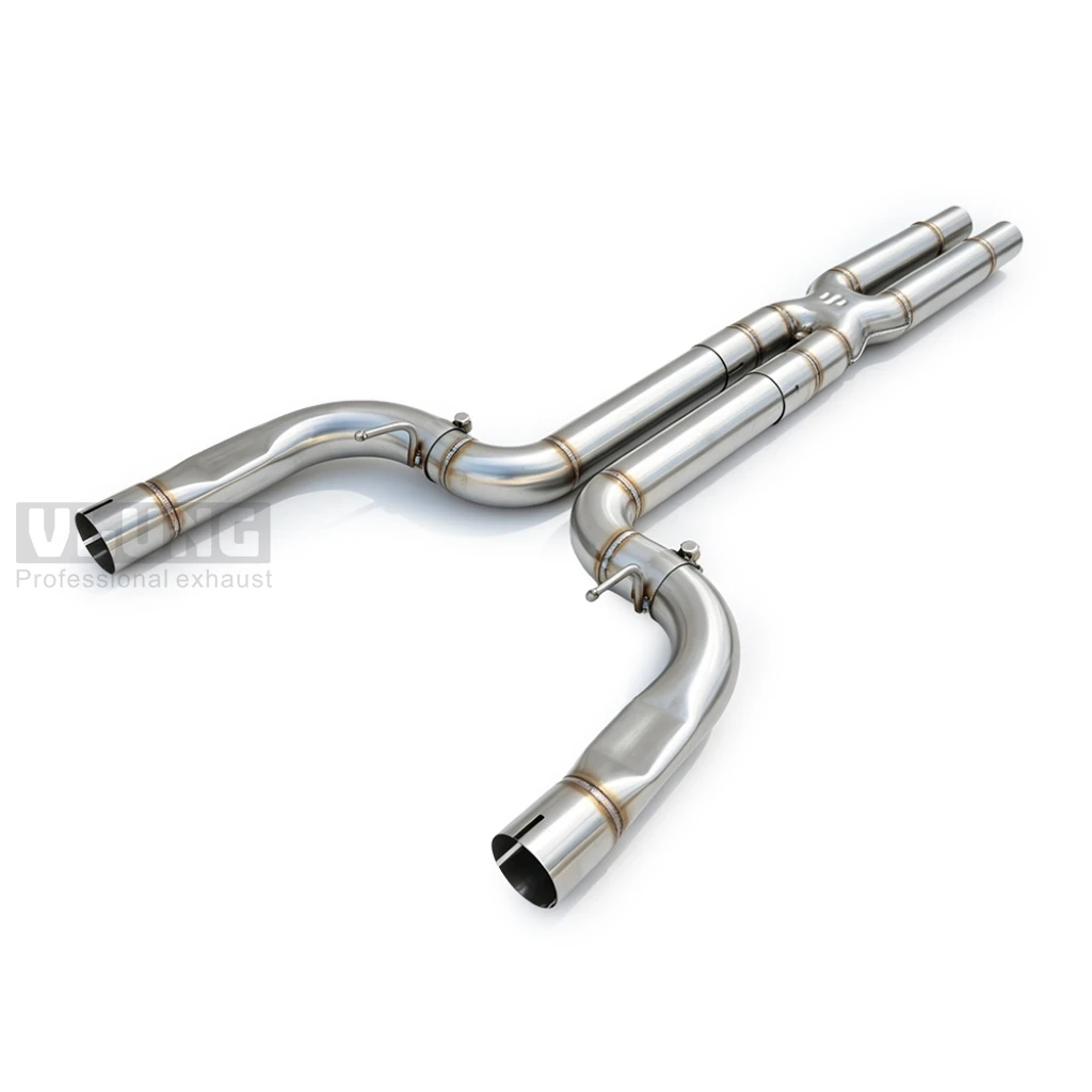 X‑Shaped Exhaust Midsection Mid Pipe High Performance For Maserati Levante Ghibli 3.0T RWD Rear Wheel Drive 2014‑2022