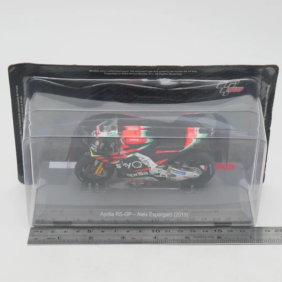 

Diecast Ixo 1:18 Scale Moto GP 2019 Aprilia RS-GP Aleix Espargaro Alloy Car Model Collectible Toy Gift Souvenir Display Ornament