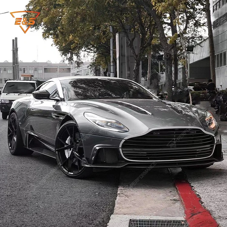 Half Carbon Fiber Front Bumper Rear Diffuser Side Skirts Fender Hood  Body Kit for  DB11 Upgrade  M Style  Car Kit