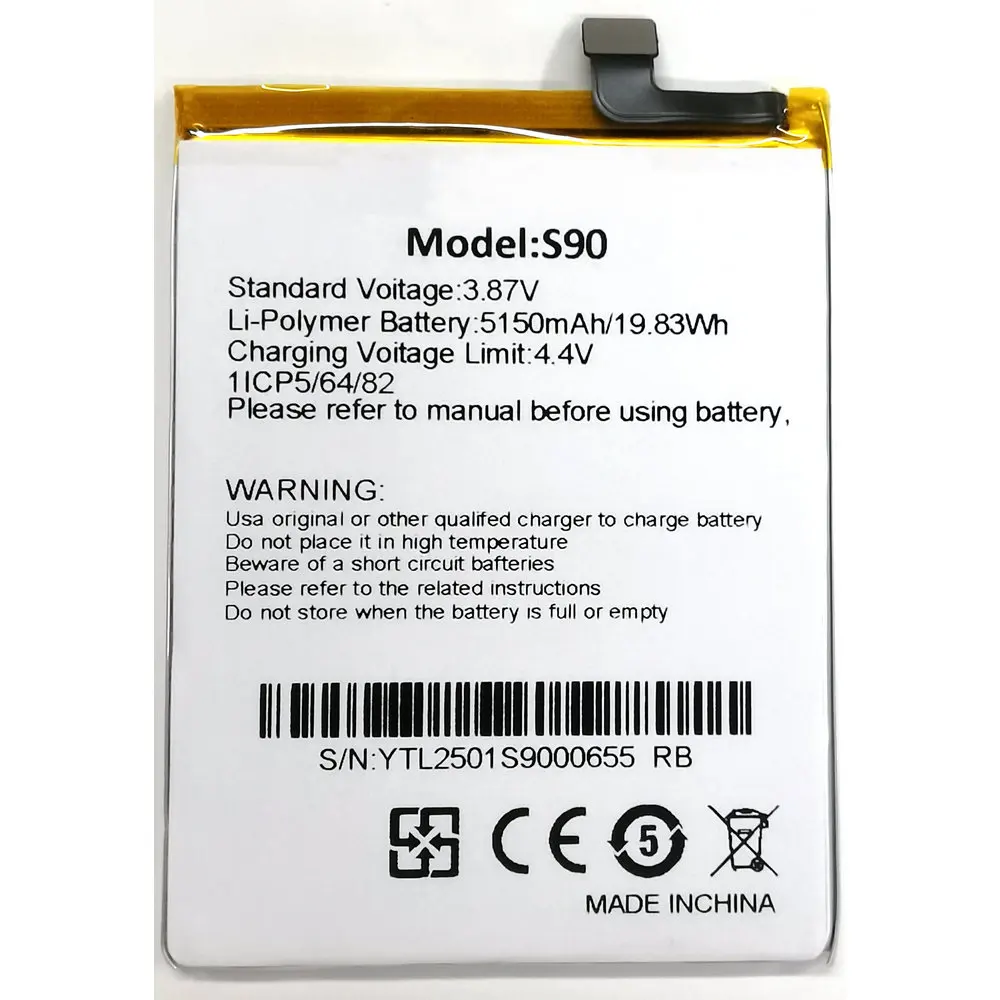 

OUKITEL S90 C21 Pro Replacement Mobile Phone Battery 1ICP5/64/82