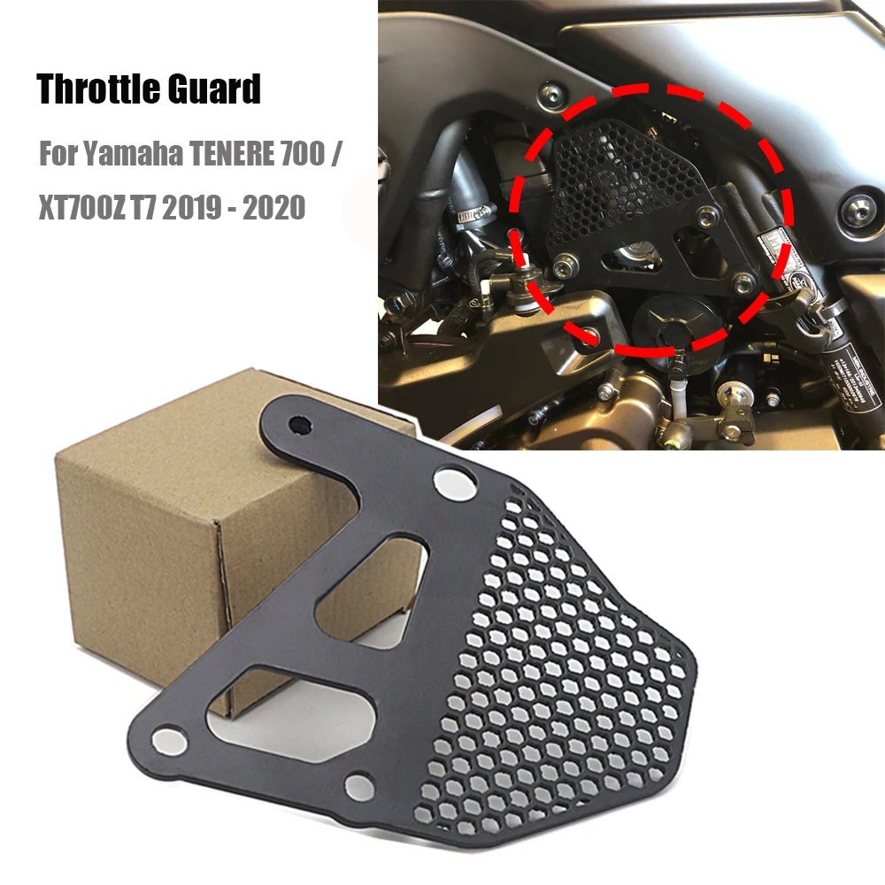 

For Yamaha Tenere 700 Tenere700 XT700Z XTZ 700 T7 T700 Motorcycle Throttle Mechanism Guard Protector Cover Protection Grill