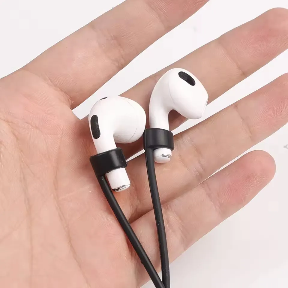Anti-Lost Silicone Earphone Rope Holder Cable For AirPods 3 2 1 Pro Wireless Bluetooth Headphone Neck Sports Strap Cord String view 6