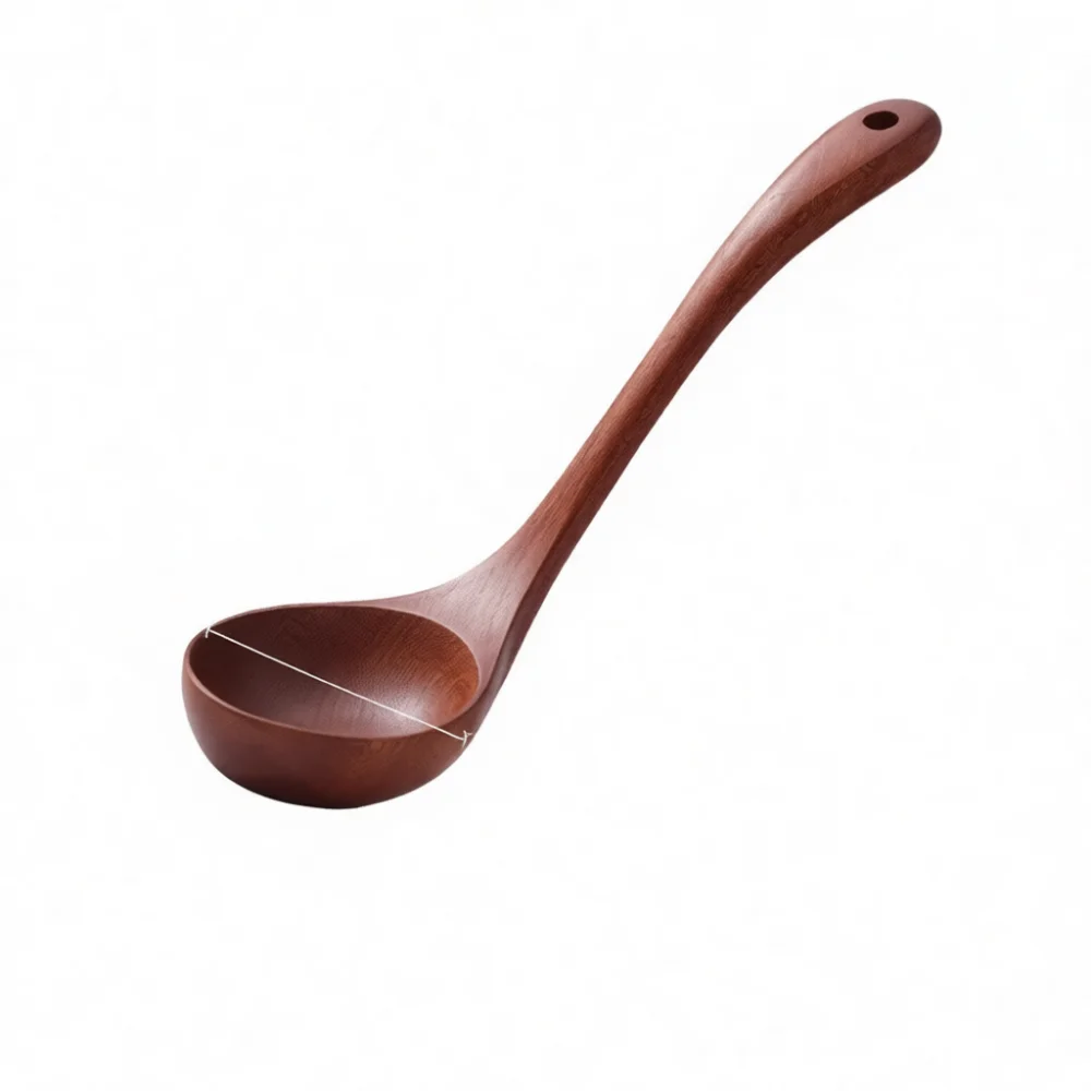 Eco Friendly Wenge Wood Cooking Tool Set Anti Scald Kitchen Spatula Nonstick Pot Friendly Wooden Turner Soup Ladle Gear