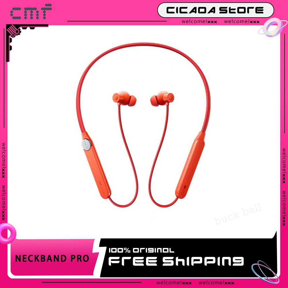 

Cmf By Nothing Neckband Pro Earphone Active Noise Reduction Wireless Bluetooth Stereo Earphones Sport Headsets Customized Gifts