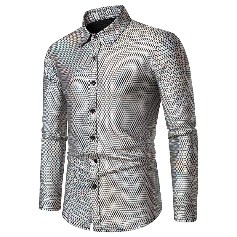 S-2XL! Herfst 2024 Nieuwe Trendy Losse Veelzijdige Heren Lange Mouwen Heren Kleding Shirts Voor Heren