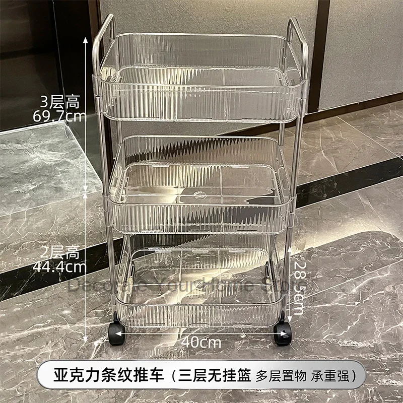 Storage Hairdressing Salon Trolley Medical Wheels Cosmetic Rolling Salon Trolley Carrello Attrezzi Salon Furniture BL50ST