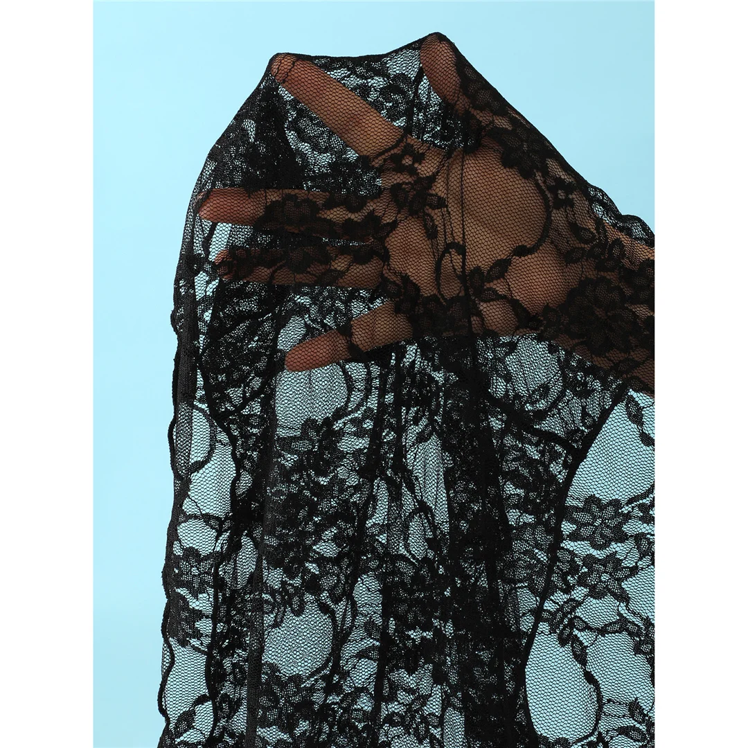 Mit Rock, Spitze, Neckholder-Bikini, Damen-Badeanzug, Damen-Bademode, dreiteiliges Bikini-Set, hoch geschnittene Beine, Badeanzug, Badebekleidung, Schwimmbekleidung V8418 – Detail 10