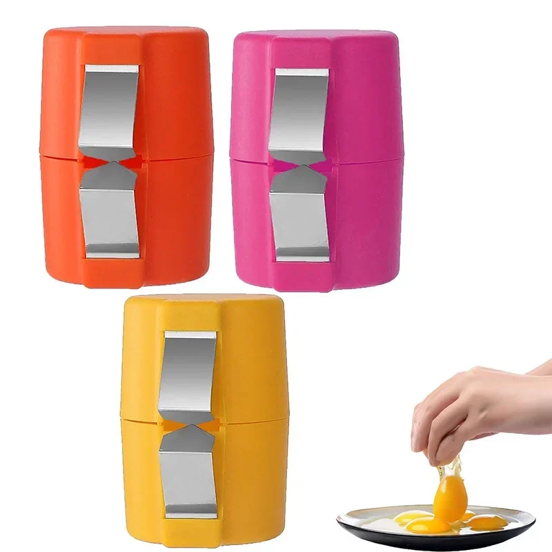 Stainless Steel Eggshell Separator Convenient Opening Eggshells Egg Peeler Kitchen And Home Use Auxiliary Tool For Peeling   ﻿