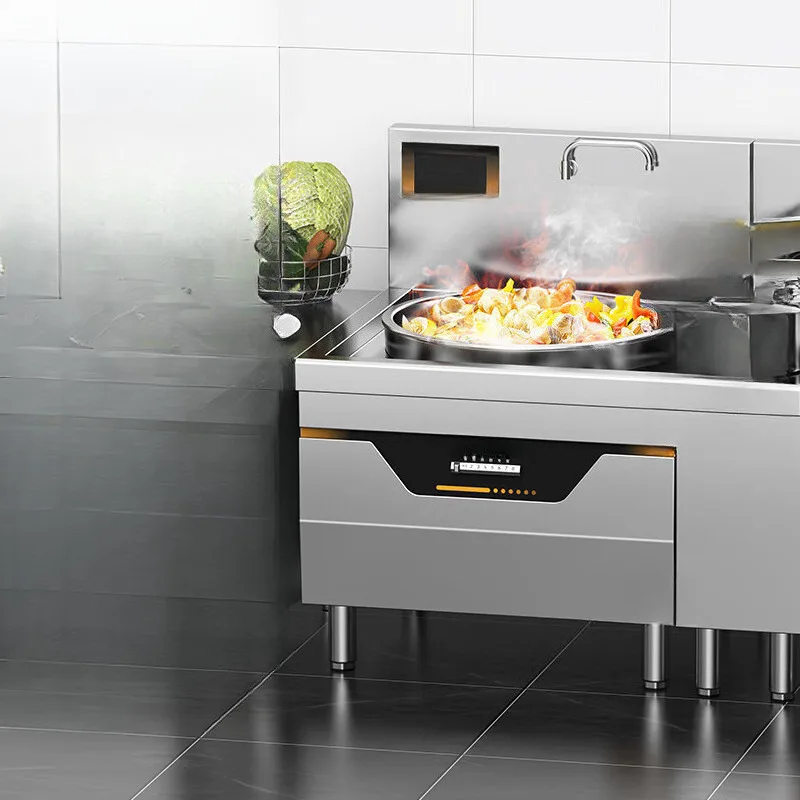 

Commercial induction cooker high-power large pot stove school unit canteen kitchen equipment single-head electromagnetic stove