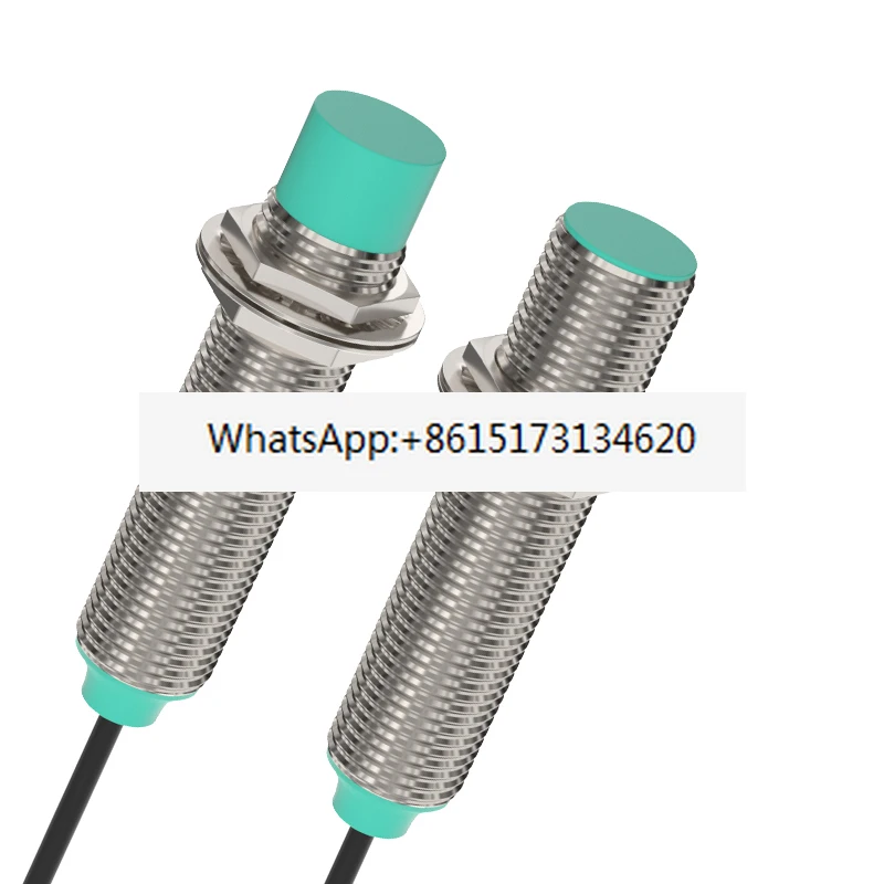 

3pcs M12 long-distance inductive induction metal sensor NPN three-wire 24V anti-interference proximity switch 8MM