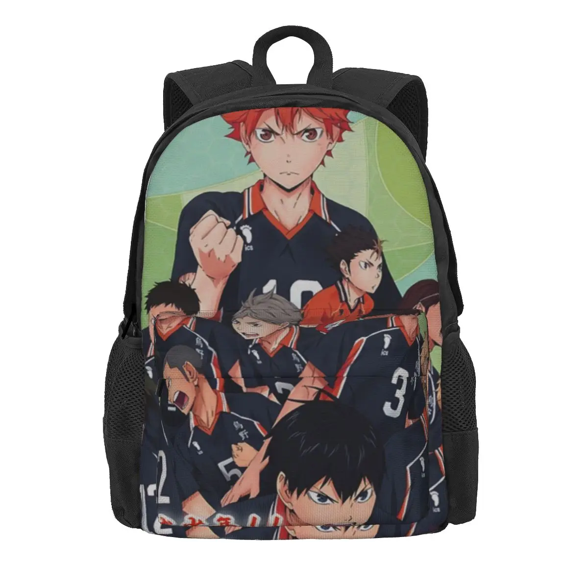 Haikyuu Manga Women กระเป๋าเป้สะพายหลัง3D พิมพ์ Casual กระเป๋านักเรียนเด็กอะนิเมะแล็ปท็อป Rucksack ขนาดใหญ่ Rucksack