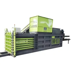 2023 Horizontal Cardboard Compactor Automatic Paper Waste Plastic Pet Baling Press Machine