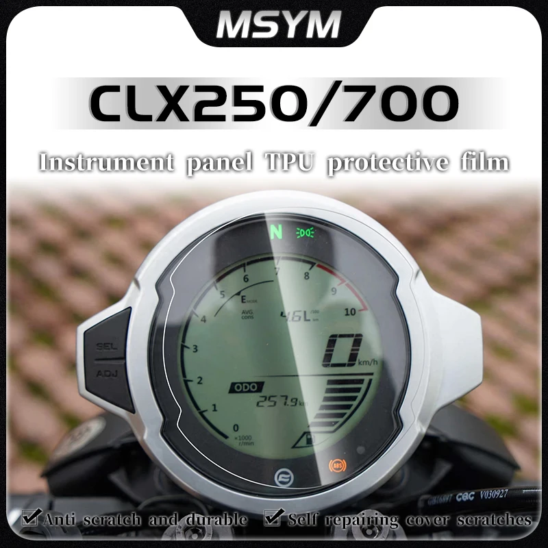 For CFMOTO 250CLX 700CL-X Headlight Film Instrument Film Transparent Protection Film Sticker Modified accessories