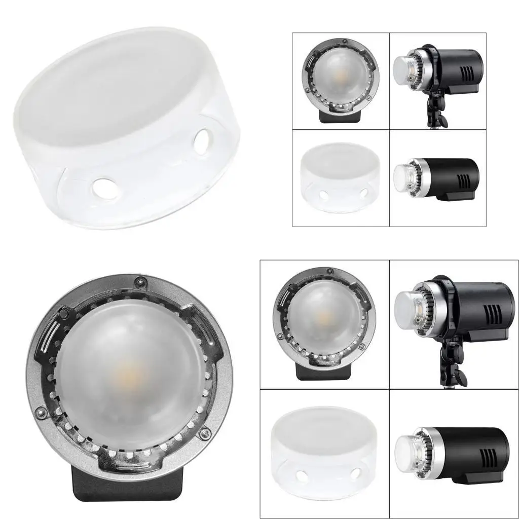 96GE Glass Dome Protectors Caps para lanterna câmera AD300PRO garantem a duração há muito