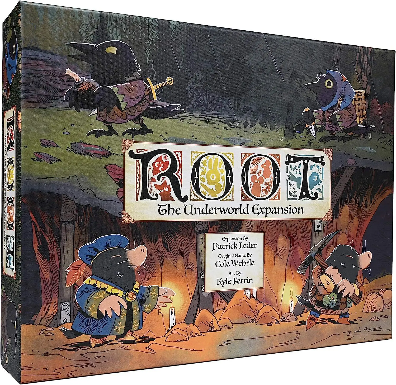 Basic version Leder Games Root card games The Riverfolk Expansion board games Intellectual development multiplayer strategy game