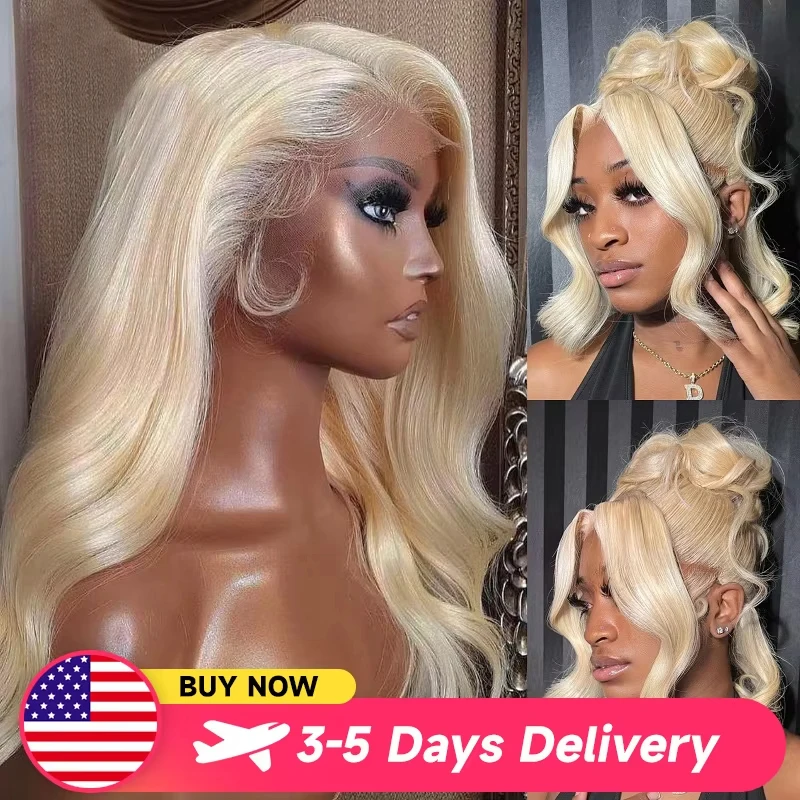 

360 Lace Frontal Wig 613 Blonde 13x4 13x6 Body Wave Lace Front Wig Preplucked Brazilian Lace Front Human Hair Wigs 30 32 38 Inch