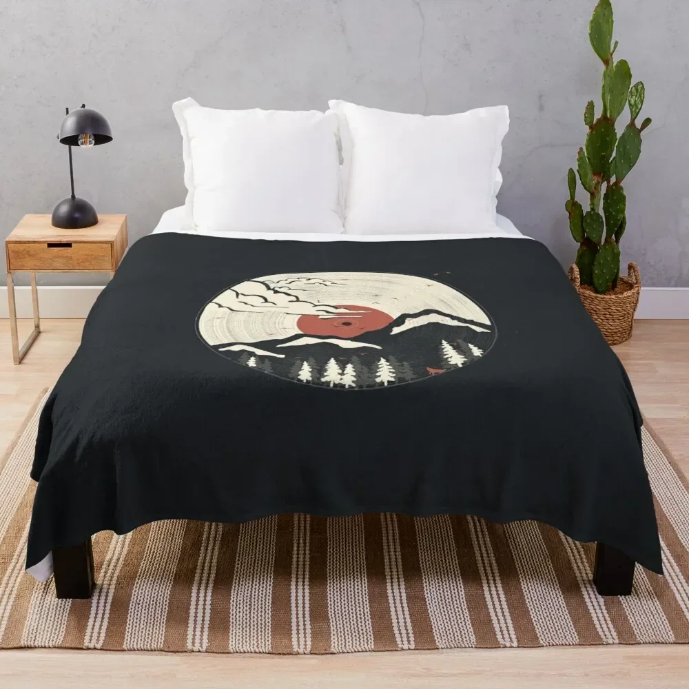 

MTN LP... Throw Blanket Portable Lightweight Blanket for Travel Camping