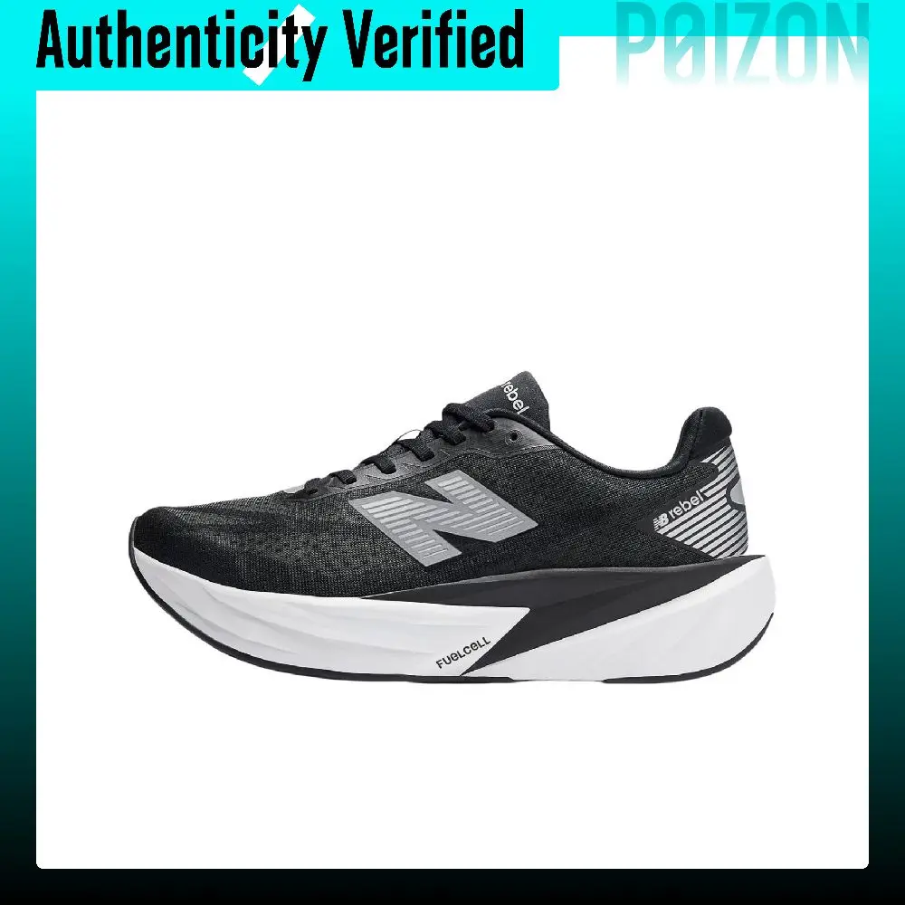 New Balance FuelCell Rebel V5 Fabric Breathable Low top Running Shoes Unisex Black MFCXLO5