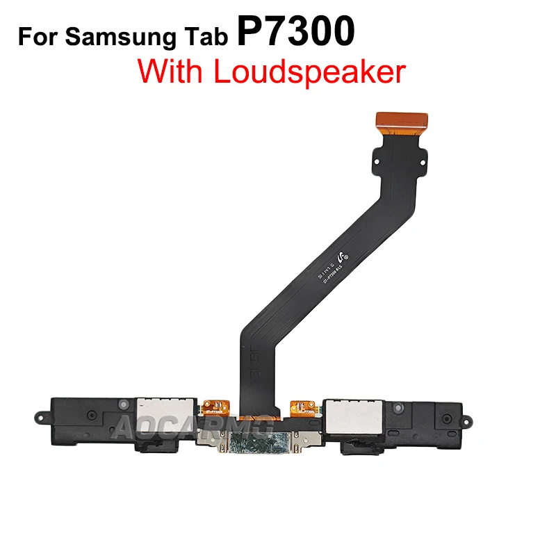 Aocarmo USB Charger Port Charging Dock Connector Flex Cable With Loudspeaker For Samsung Galaxy Tab 8.9