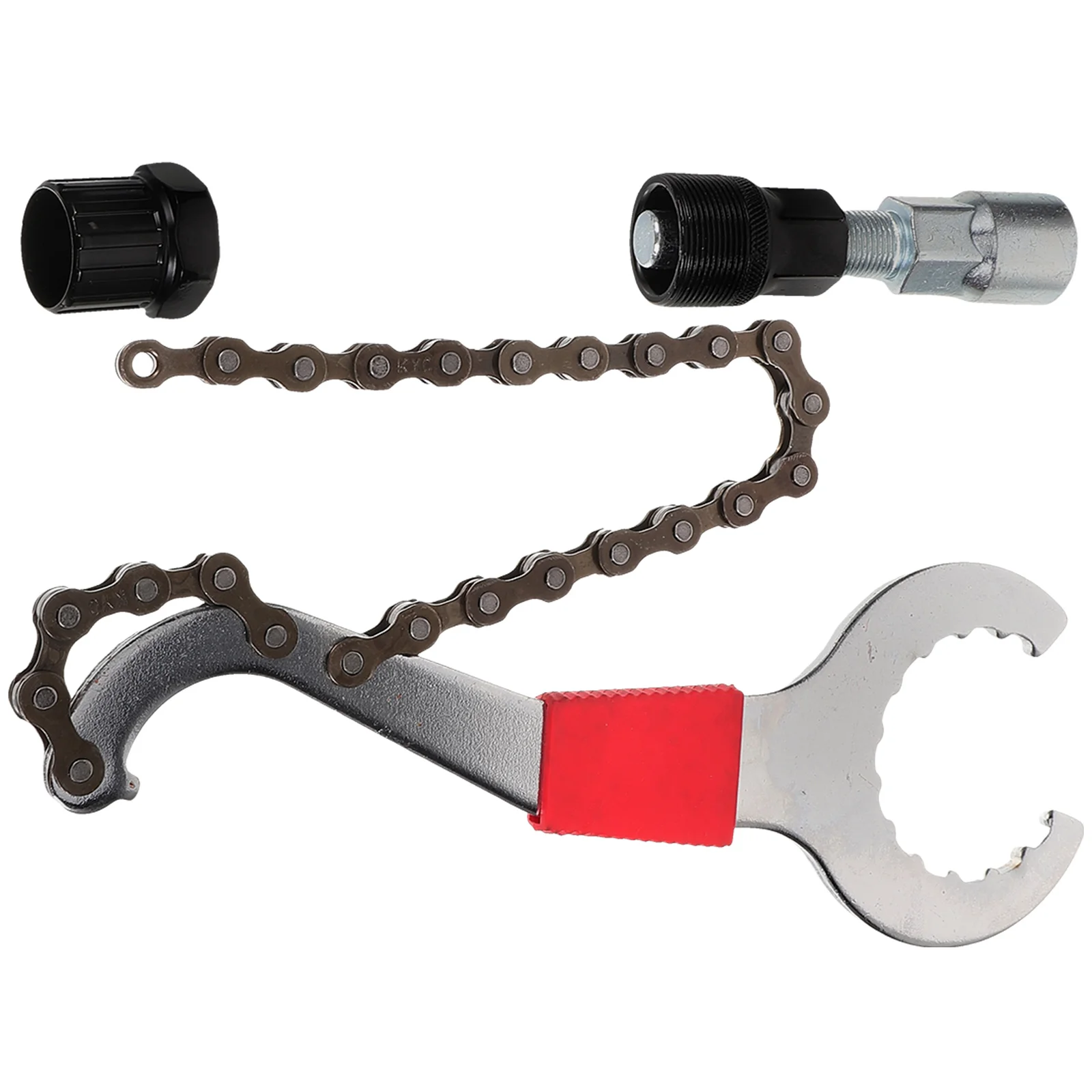 

Bicycle Wrench Tool Kit Crankset Puller Bottom Bracket Remover Spanner Tensioner Pulley Valve Core Removal Durable Stainless
