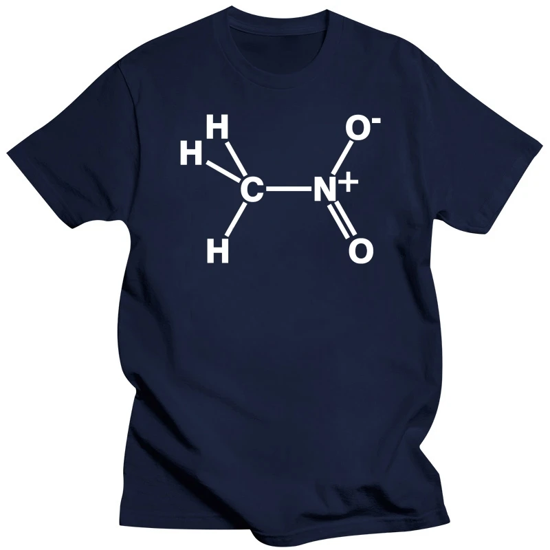 Nitro Nitromethane Molecular Mens Drag Racinger T Shirt