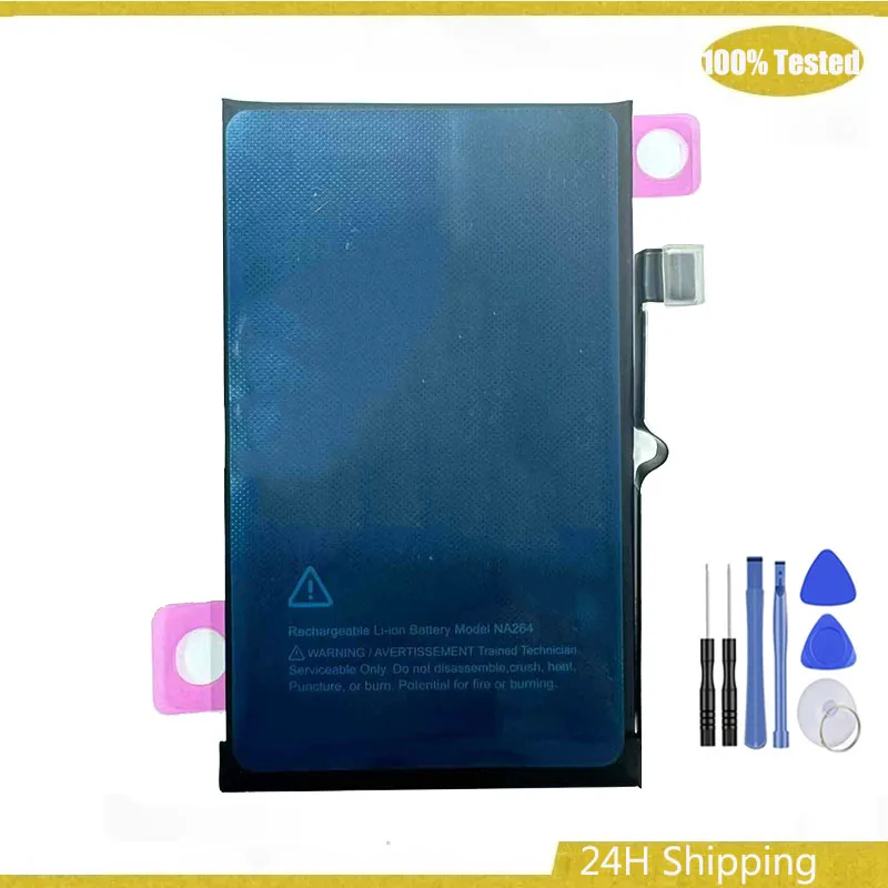

replaceable Battery NA264 PSJQ1/A3287/A3081/A3286 For iPhone 16 Mobile Phone Batteries AKKU Batteria + free Tools