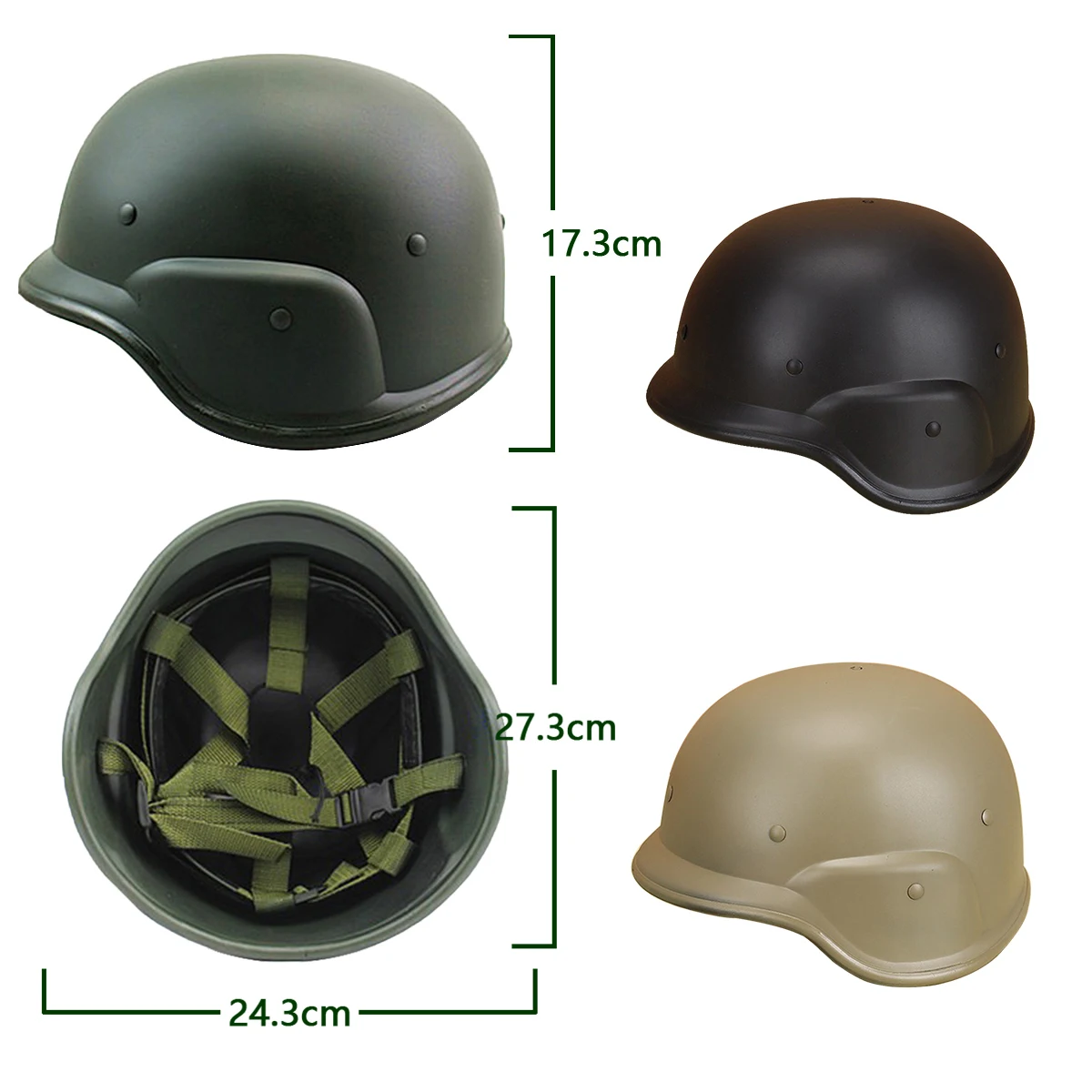 Tactical Helmet M88 Helmet Mesh Cover Outdoor CS Field Combat Motorcycle Riding ABS Plastic Jungle Game Protective Safety Helmet