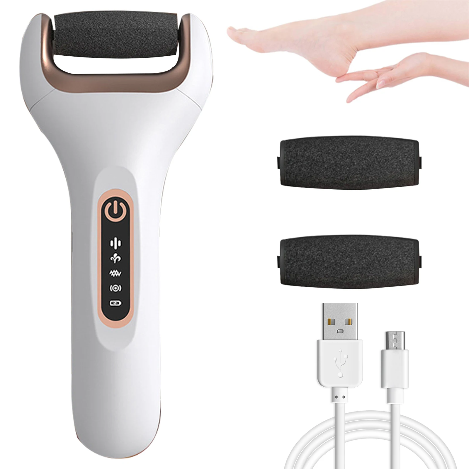 

Electric Foot Grinder Callus Feet Remover Foot Exfoliator Pedicure Foot Care Tool Waterproof Dead Skin Removal Foot File Clean