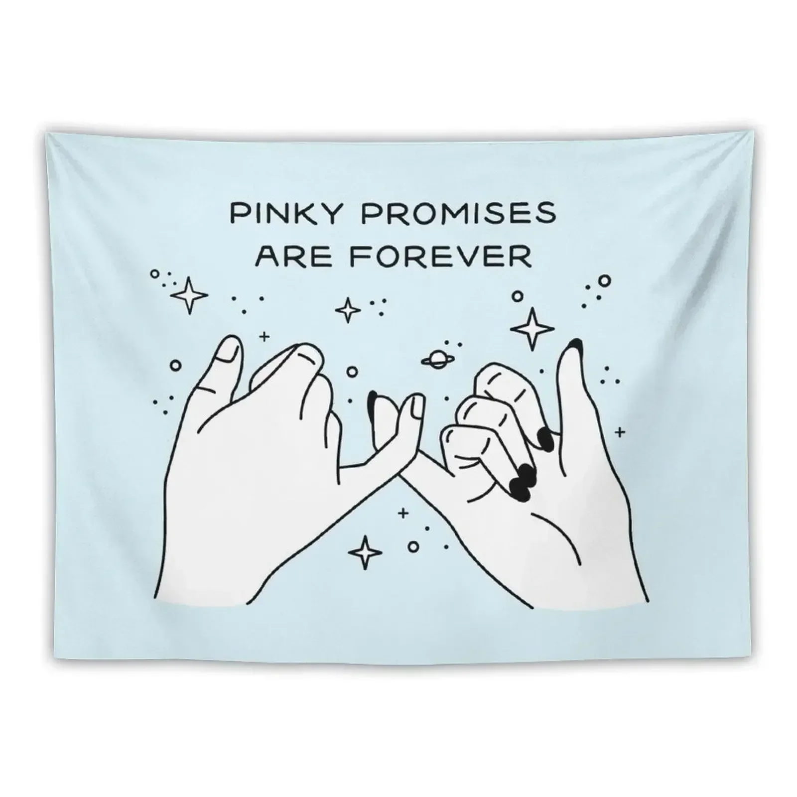 Pinky Promises Are Forever Tapestry Bedrooms Decorations Wall Hangings Decoration Home Decor Aesthetic Wall Decor Tapestry