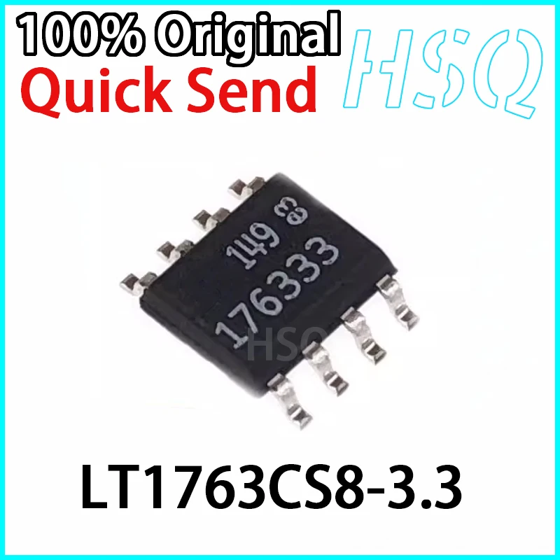 1PCS New LT1763CS8-3.3#TRPBF CS8-5.0/1.2/1.5/1.8/2.5 176333 SOP8 Linear Regulator Chip IC 3.3V