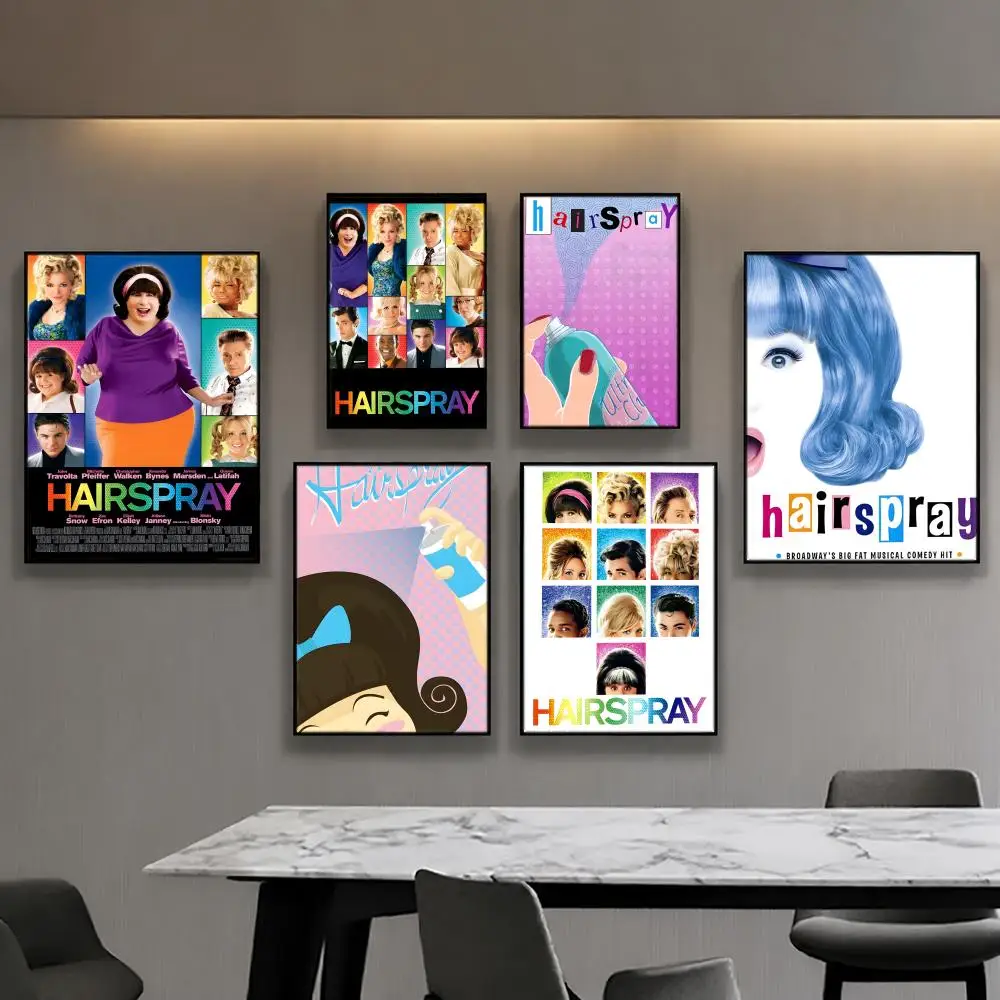 

movie H-hairspray musical Poster Posters Anime Room Decor Decoration Movie Backpack Wall Interior Music Wall Art