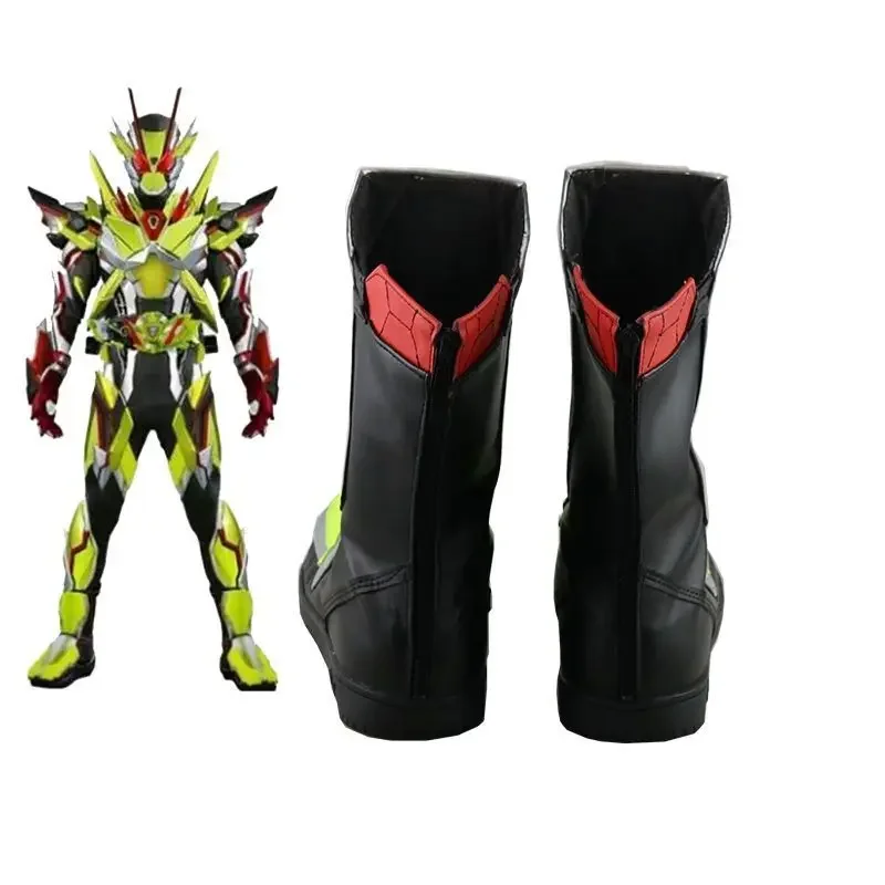 Kamen Rider 02 Cosplay Boys's and Girl's Performance Shoes, Animation Cos Boots Customization