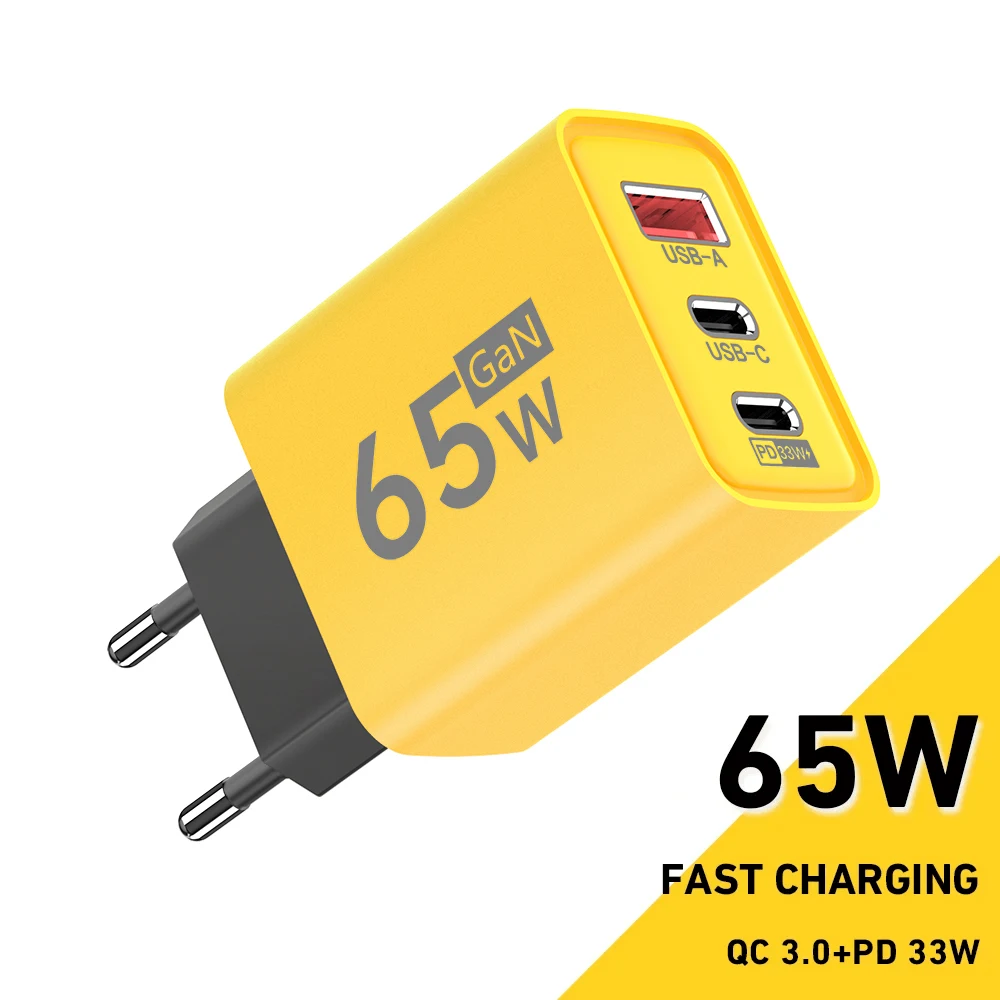 65W Gan 3 Ports Usb…
