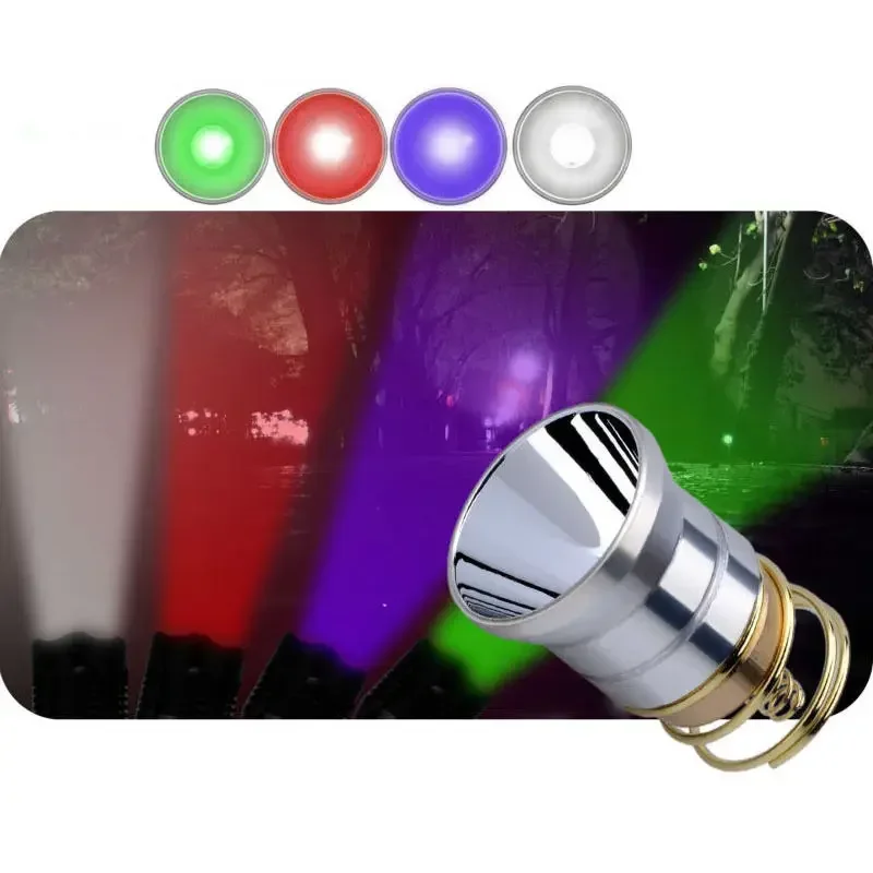 

Replacement 26.5mm 1 Mode White/Red/Blue/Green/Purple Light XM-L XML T6 Led Bulb Cup Module for 501B 502B Led Torch Flashlight