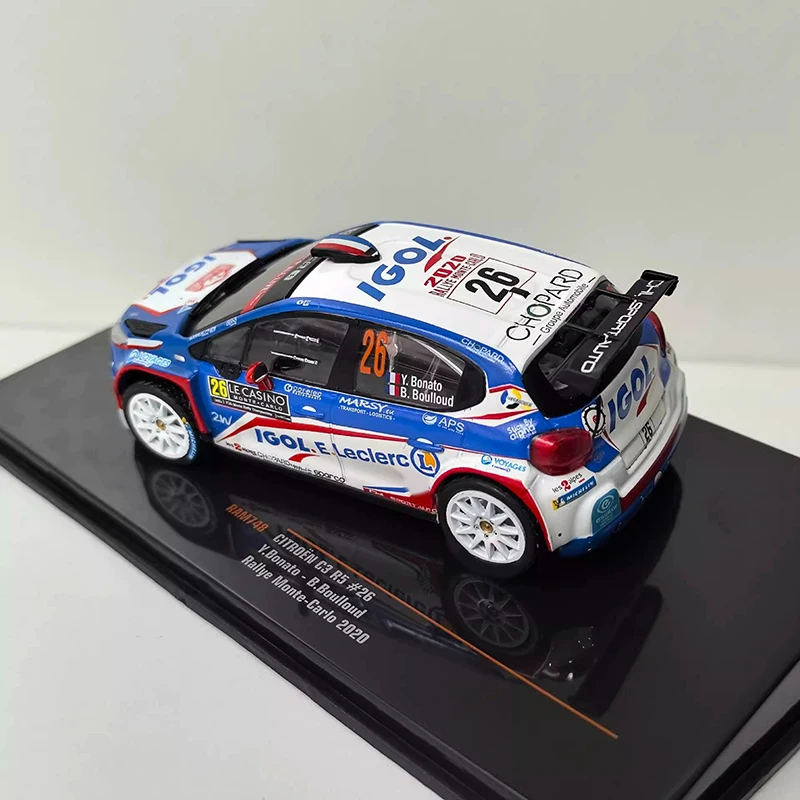IXO 1/43 Scale CITROEN C3 R5 #26 2020 Alloy Car Model Static Collection Decorated Holiday Gifts Toys Souvenir Gift