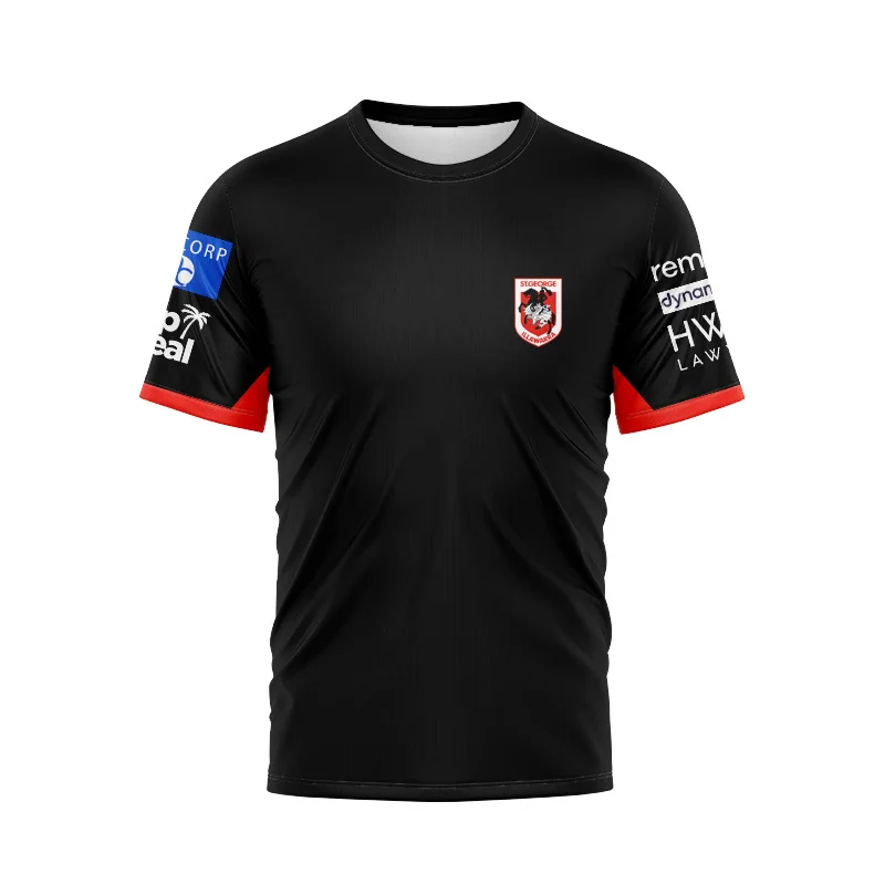 2026 Dragon Team Adult Men's T-shirt Rugby Shirt Size S-5XL 