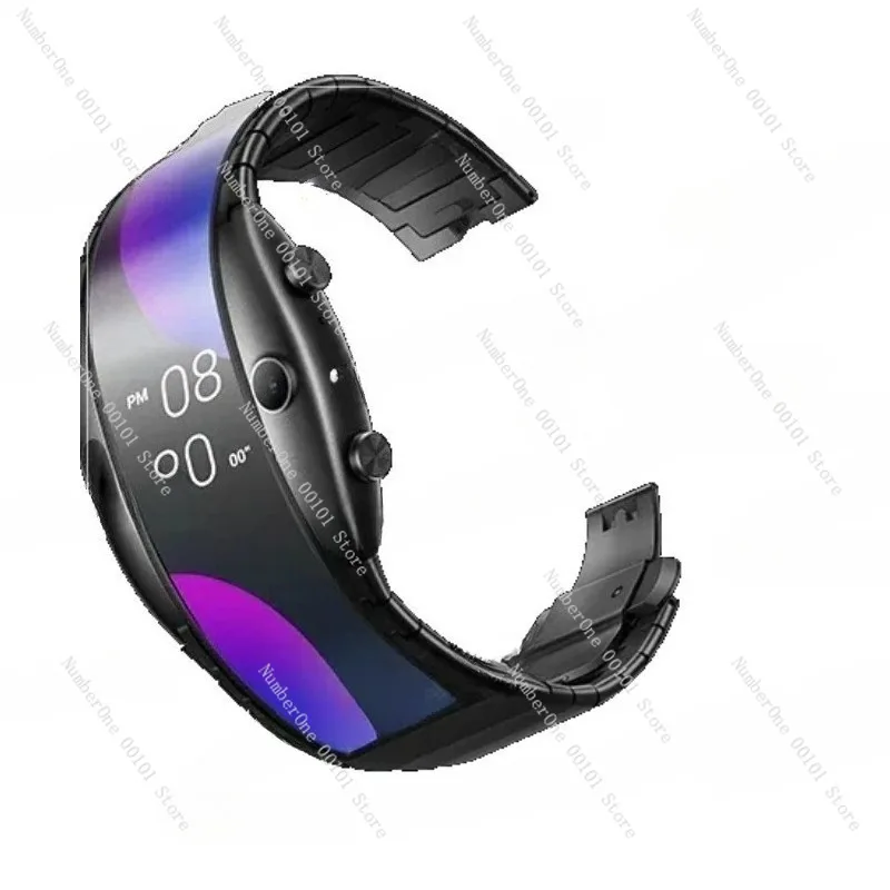 Call gesture watch, mobile phone, 4.01-inch foldable flexible display screen, real-time sports information reminder, second hand