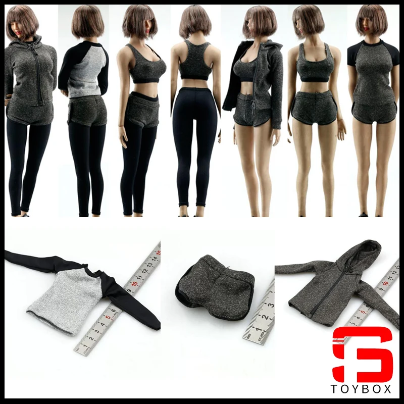 In Stock FA008 1/6 Scale Female Sportswear Suit Yoga Clothing Model Fit 12 Inch Action Figure Body Dolls