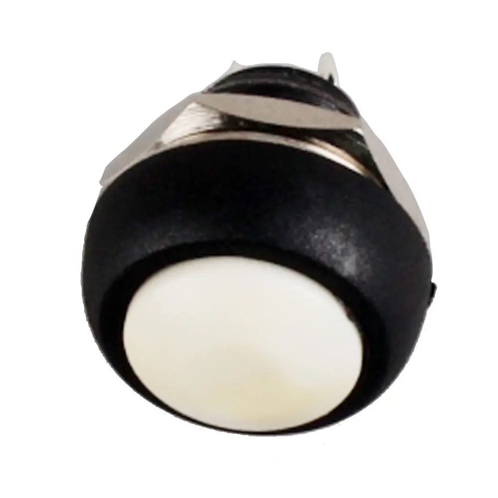 5Pcs 2Pin Mini Switch 12mm 1A Waterproof Switch PBS33B 12V Momentary Push Button Switch Reset Non-locking PBS-33B