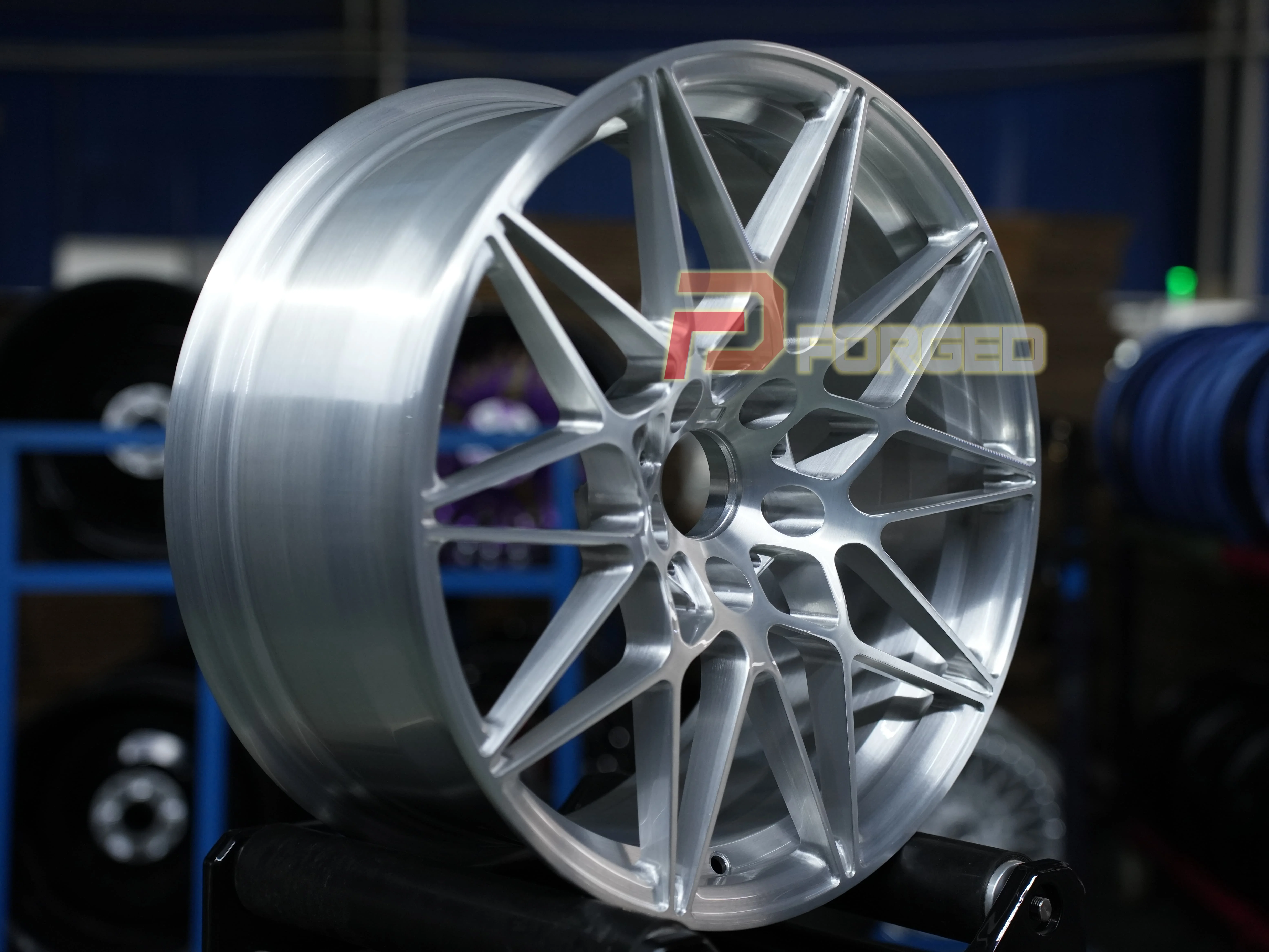 Custom Forged Alloy Wheels for  M3 E90 E92 E93 E36 E46 M2 F87  4 Series F32 F33 F36 3 Series F30 F31 F34 E90 E91 LCI view 3
