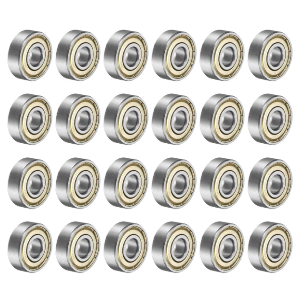 608 ZZ Ball Bearings For Skateboards/Scooters/Inline Skates Metal Double Shielded Miniature Deep Groove Bearings
